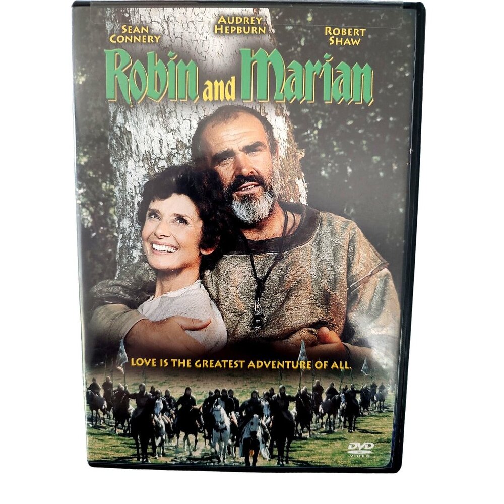 Vntg 1976 Robin & Marian DVD Sean Connery Audrey Hepburn Classic Romance Movie